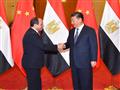 ​استقبال الرئيس السيسي بالصين                     
