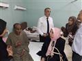 رئيسة الهيئة تزور المرضى                                                                                                                                                                                