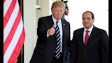الرئيس السيسي ونظيره الأمريكي ترامب