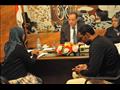 نائب المحافظ خلال اللقاء الجماهيرى بالمواطنين