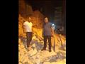 انهيار عقار قديم وسط الإسكندرية (6)