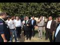 محافظ بني سويف يتفقد أعمال تطوير كورنيش النيل
