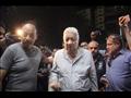 مرتضى منصور في عزاء طلعت زكريا