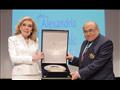 الدكتور مصطفى الفقي يكرم وماريانا فاردينويانيس سفير اليونسكو للنوايا الحسنة