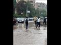 أمطار غزيرة في مصر الجديدة 