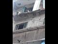 انهيار شرفة عقار في الإسكندرية