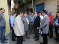 محافظ الإسكندرية يتفقد عقار الورديان المائل (2)