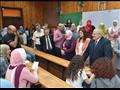 جولة تفقدية لمتابعة إعادة الانتخابات الطلابية بالكليات