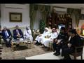 إجتماع المحافظ مع رئيس الاتحاد المصري 