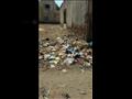قمامة بجانب في القرية