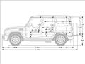 أبعاد مرسيدس G65 AMG