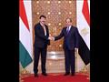 استقبال الرئيس السيسي لرئيس المجر يانوش آدير