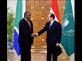 الرئيس السيسي ورئيس جنوب أفريقيا