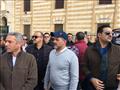 مجدي بدر وحمادة بركات في جنازة ياسر زايد