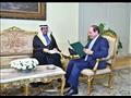 الرئيس السيسي وعضو مجلس الوزراء السعودي