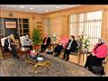 وفد الهيئة القومية للإعتماد خلال زيارة جامعة المنصورة
