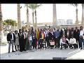 وفد الاتحاد الأفريقي خلال زيارته لبورسعيد