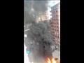 حريق بكشك مواد بترولية بالاسكندرية
