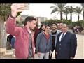 رئيس جامعة حلوان يتفقد الدراسة  (2)