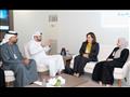 وزيرة التخطيط خلال لقائها مع وزير شؤون مجلس الوزرا