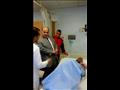 نائب رئيس المقاولون العرب يزور مصابي حادث أتوبيس العاصمة (3)