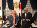وزير التعليم مع المكتب التنفيذي لاتحاد طلاب مصر (3)