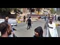 الاهالى يقطعون طريق السادات بسبب الحوادث