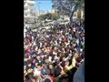 زحام شديد وطوابير لحجز تذاكر مباره الأهلي وصن داونز بالإسكندرية (4)