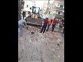 انهيار أجزاء من عقار في الإسكندرية (3)