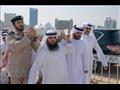 من مراسم تشييع جثمان آخر الأبناء الذكور لحاكم الشارقة