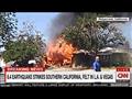طواقم الإنقاذ تستجيب لـ24 حريقا بعد زلزال كاليفورن