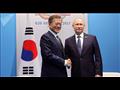 بوتين ونظيره الكوري الجنوبي