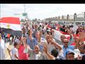 فرحة اهالي كفر الشيخ بتنظيم مسيرة لتأييد الرئيس السيسي