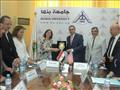 رئيس جامعة بنها يبحث سبل التعاون مع المعهد الدولي 