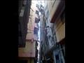 انهيار اجزاء من عقار بالإسكندرية