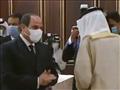 السيسي يقدم واجب العزاء في وفاة أمير الكويت