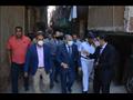  محافظ المنيا يتفقد موقع انهيار 6 منازل في حي أبو هلال بالمنيا