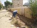 رفع مخلفات وتجميل طريق الوادي الجديد بالأقصر
