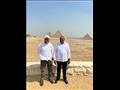 رئيس كينيا يزور منطقة الأهرامات الأثرية