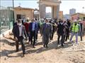  المحافظ يتفقد اعمال تطوير جزيرة الزهور