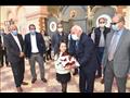 محافظ بورسعيد يشهد طابور الصباح في مدرسة الراهبات الفرنسيسكان 