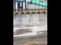 تراكم مياه الأمطار بكورنيش الاسكندرية 