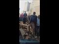 انهيار عقار بحدائق القبة