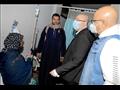 محافظ بني سويف يزور مصابي حادث الصحراوي
