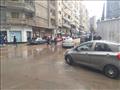 أمطار غزيرة على الإسكندرية لليوم الثاني