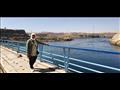نهاد صبيح تزور السد العالي وتشاهد تعامد الشمس على وجه رمسيس