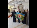السفير البريطاني يزور دير جبل الطير بالمنيا