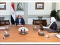 لقاء الرئيس السيسي بوزيرة الصحة