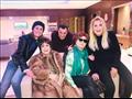 نبيلة وناديه مع سميحه ايوب وهالة فاخر