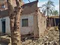 انهيار منزل من الطوب اللبن بطوخ 